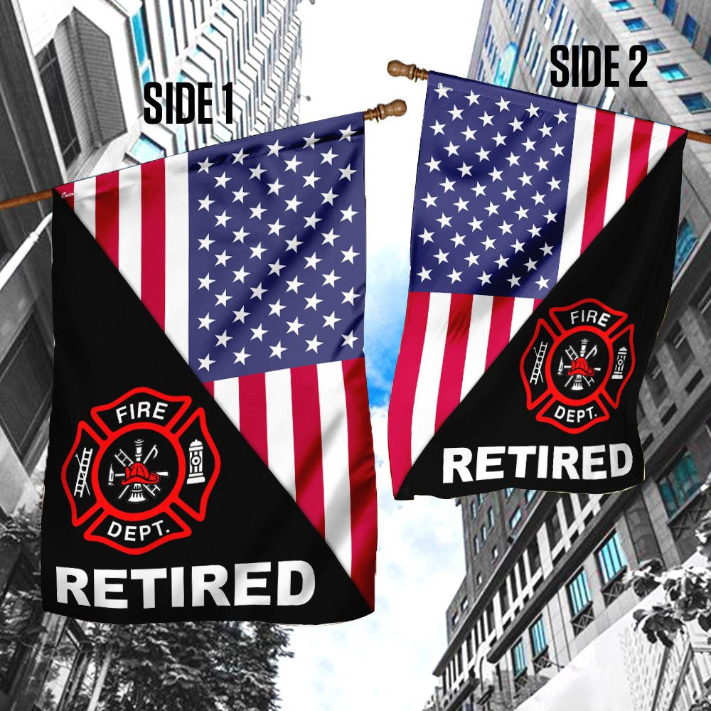 Veteran Flag, Retired Firefighter Flag