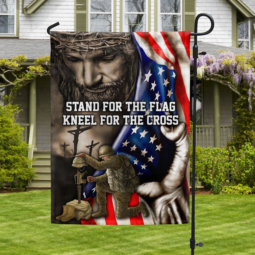 Veteran Flag, StAnd For The Flag, Veteran Memorial Jesus Christian Flag