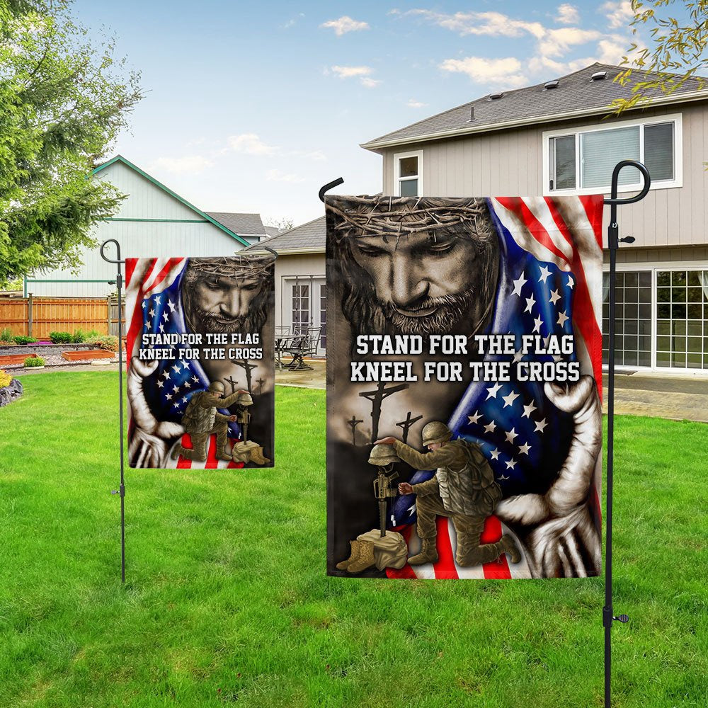 Veteran Flag, StAnd For The Flag, Veteran Memorial Jesus Christian Flag