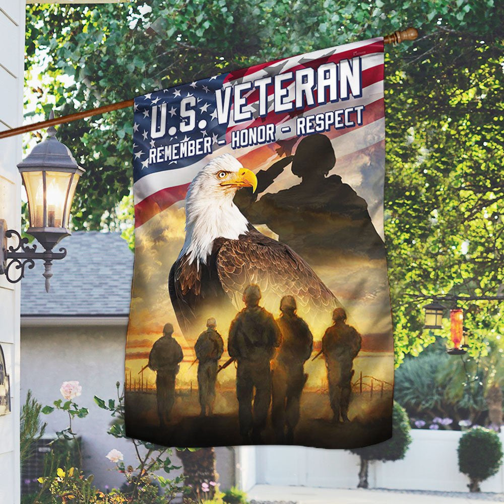 Veteran Flag, US Veteran American Memorial Flag