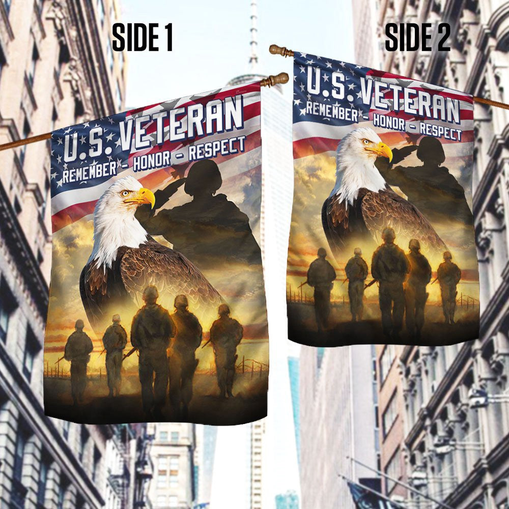 Veteran Flag, US Veteran American Memorial Flag