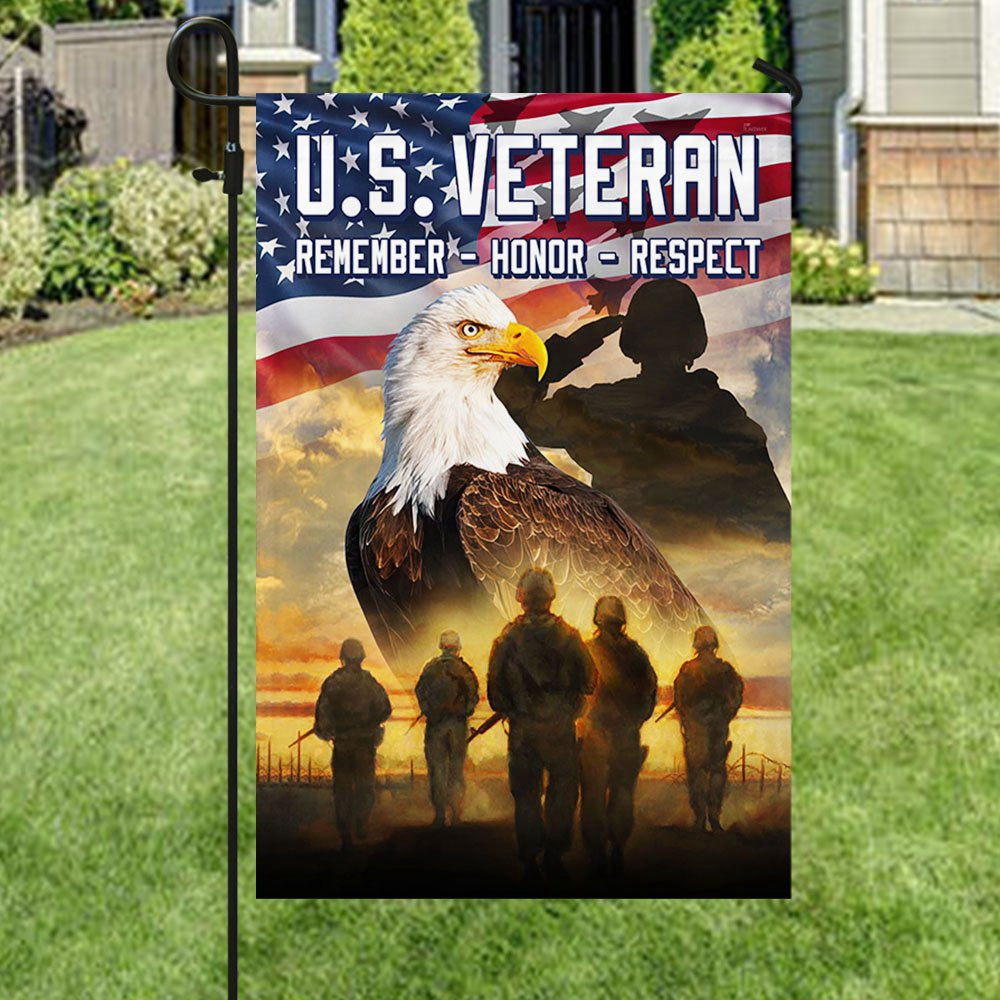 Veteran Flag, US Veteran American Memorial Flag