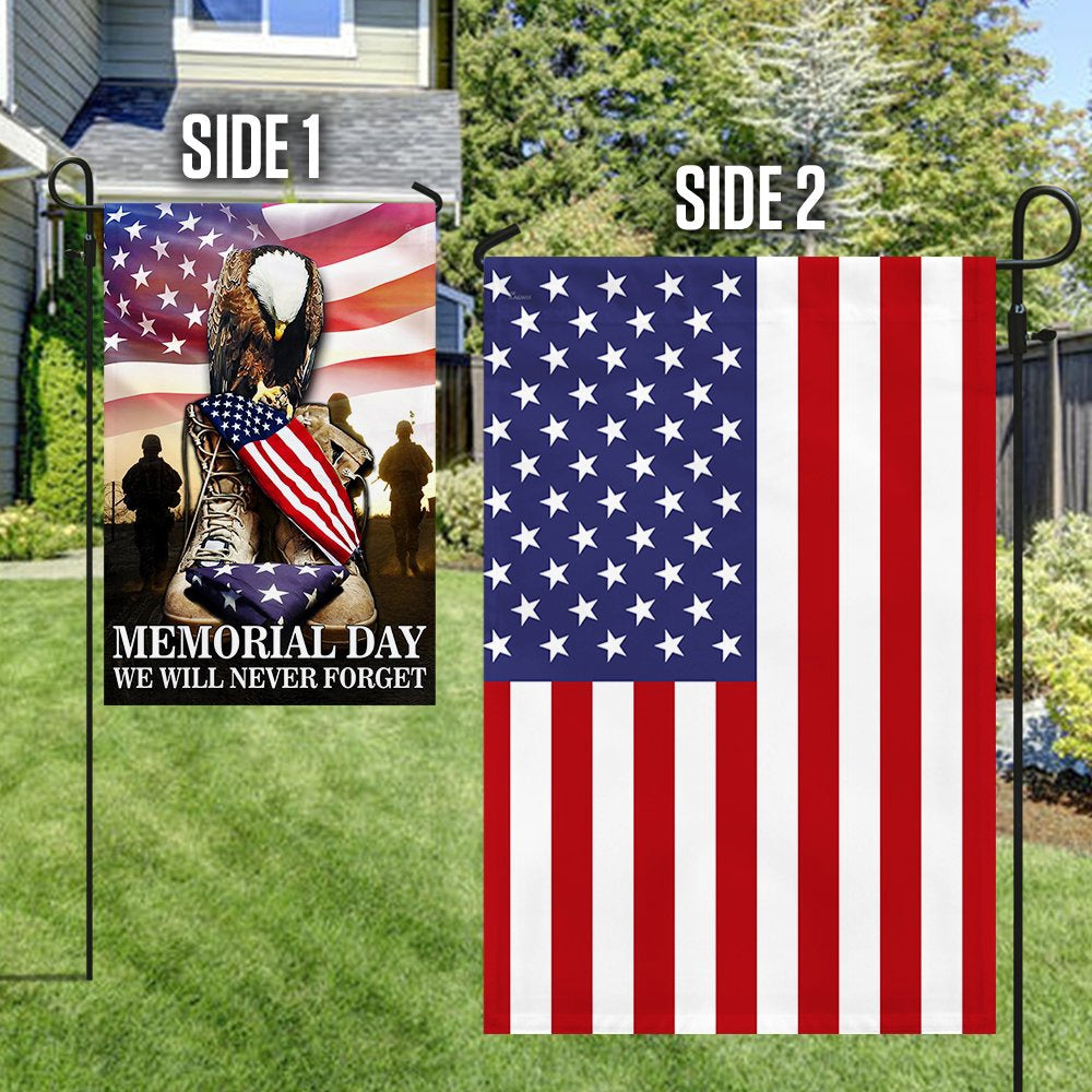 Veteran Flag, US Veteran Memorial Day We Will Never Forget American Patriot Flag