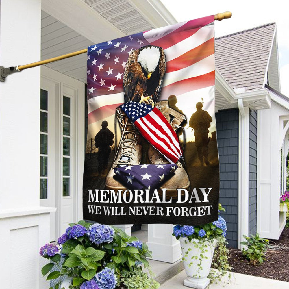 Veteran Flag, US Veteran Memorial Day We Will Never Forget American Patriot Flag