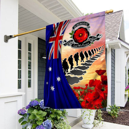 Veteran Flag, Veteran Australia Flag Lest We Forget Poppy Flowers Australian Veteran Flag