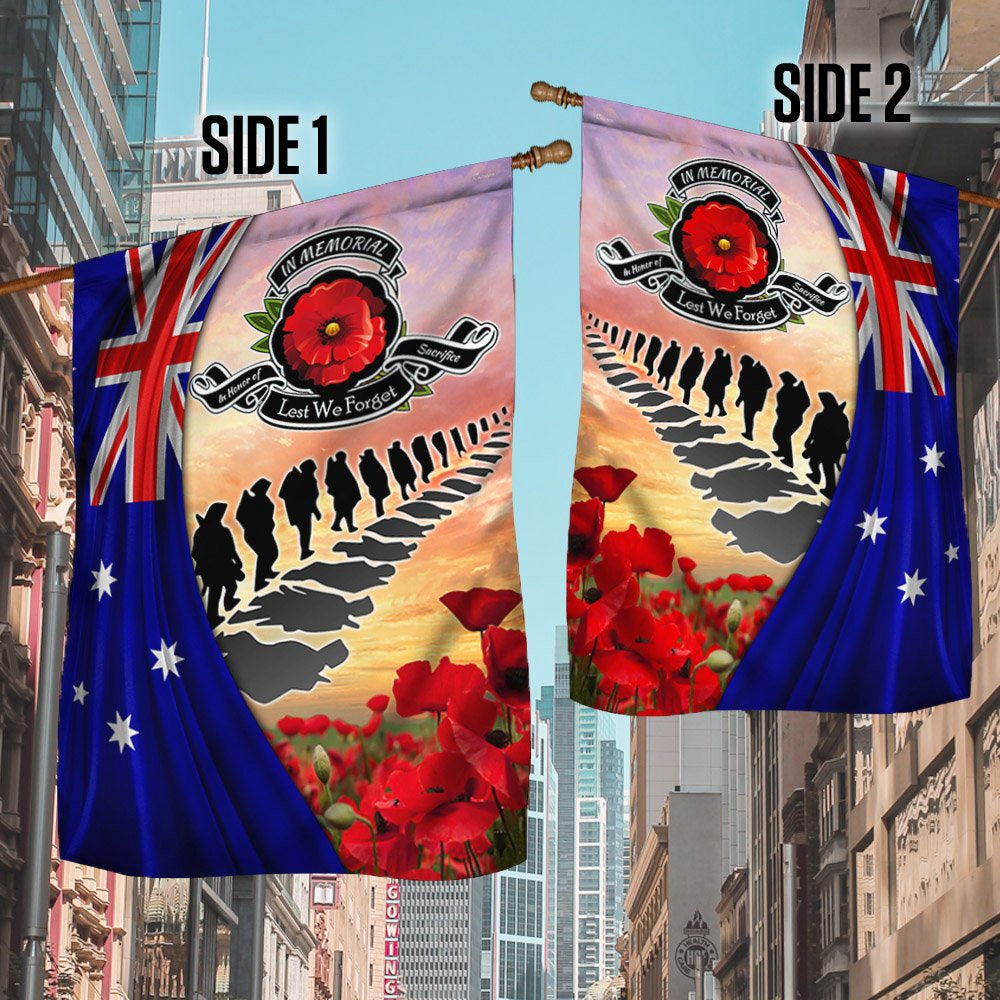 Veteran Flag, Veteran Australia Flag Lest We Forget Poppy Flowers Australian Veteran Flag