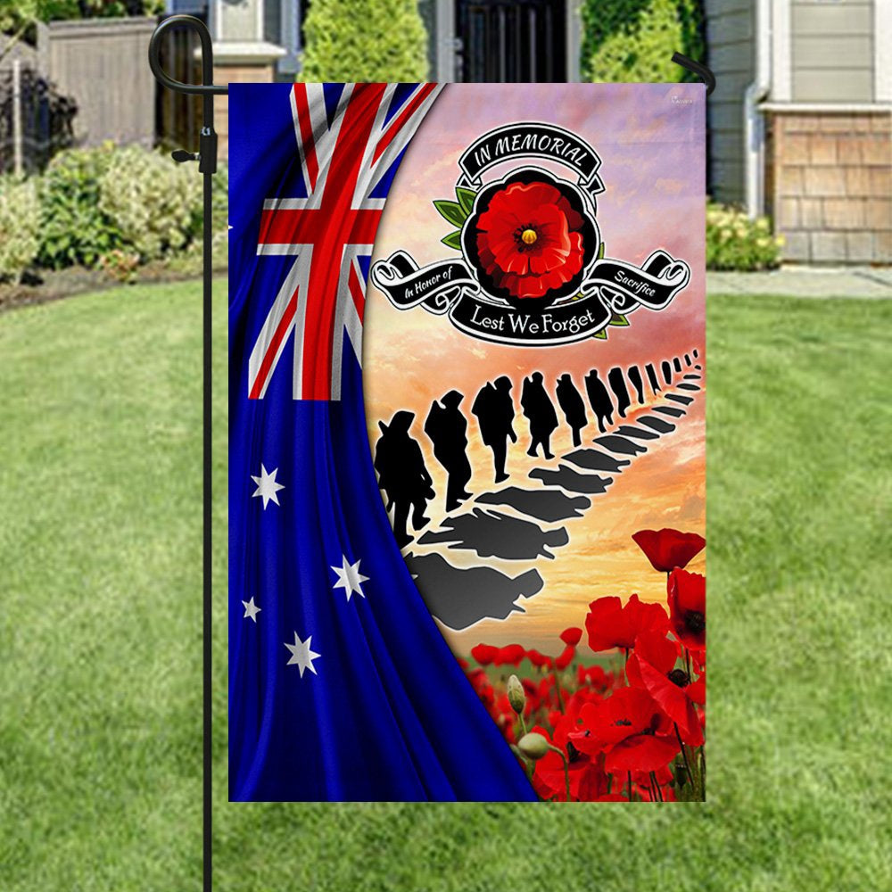 Veteran Flag, Veteran Australia Flag Lest We Forget Poppy Flowers Australian Veteran Flag
