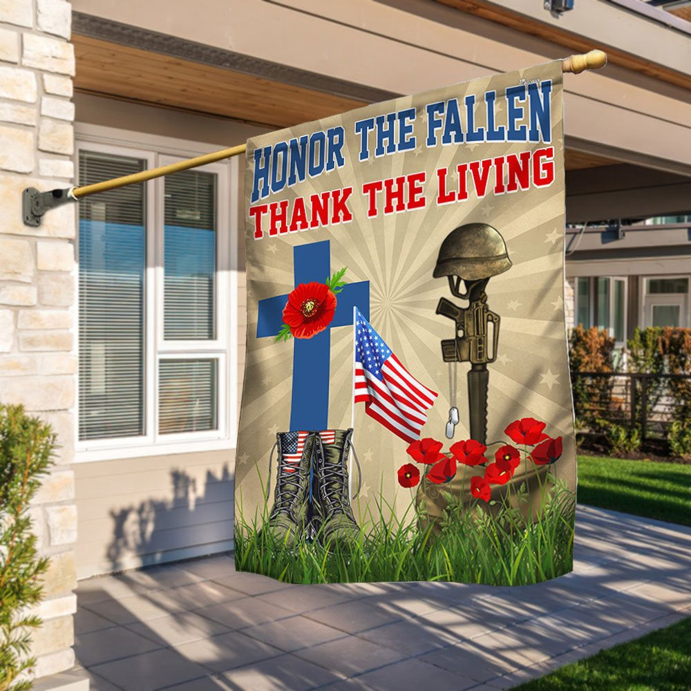 Veteran Flag, Veteran Day Honor The Fallen Thank The Living Flag