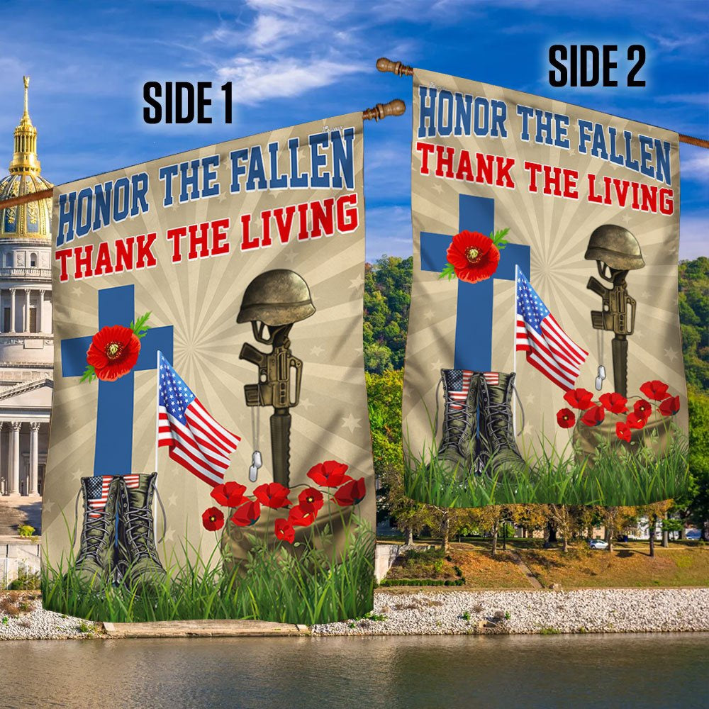 Veteran Flag, Veteran Day Honor The Fallen Thank The Living Flag