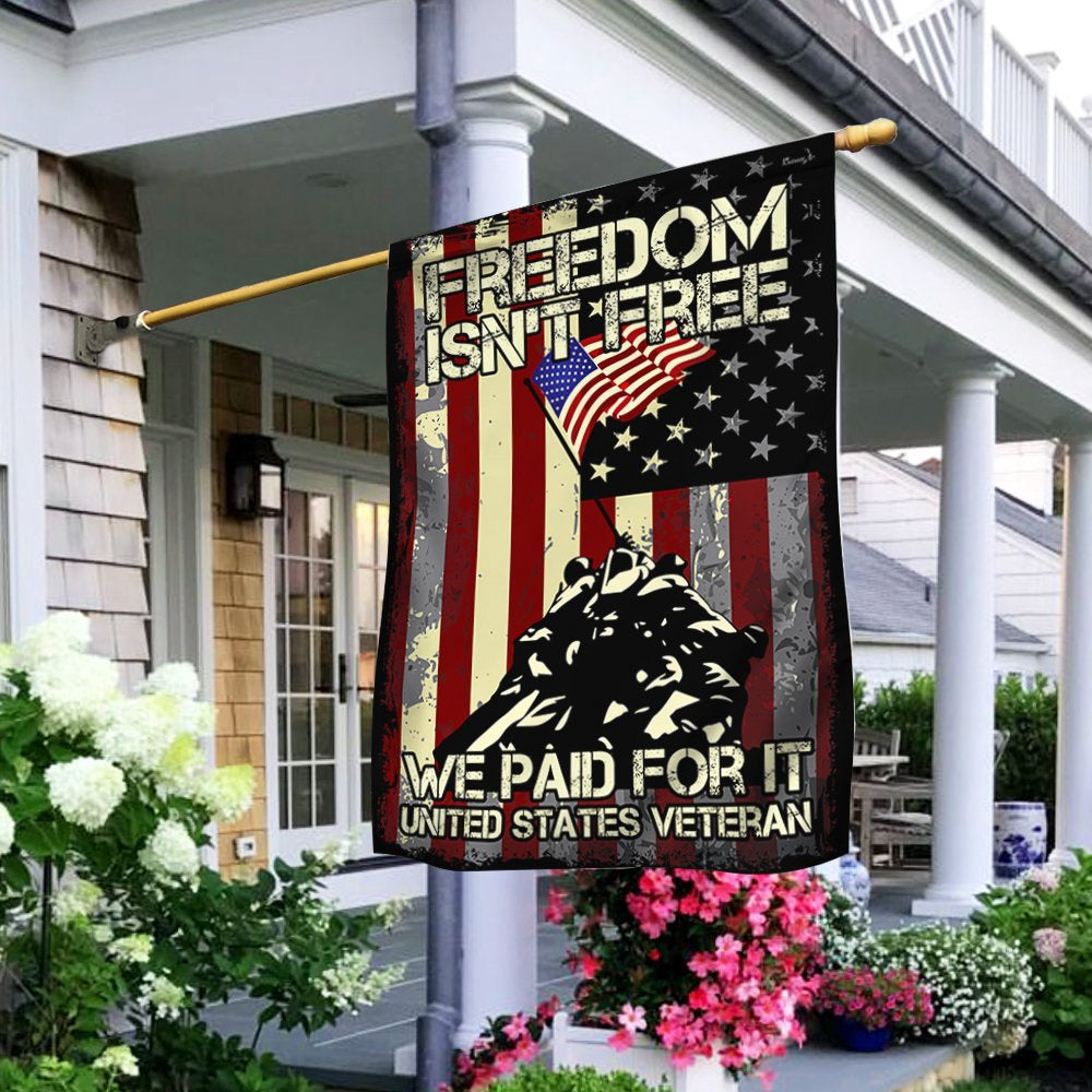 Veteran Flag, Veteran Flag Freedom Is Not Free