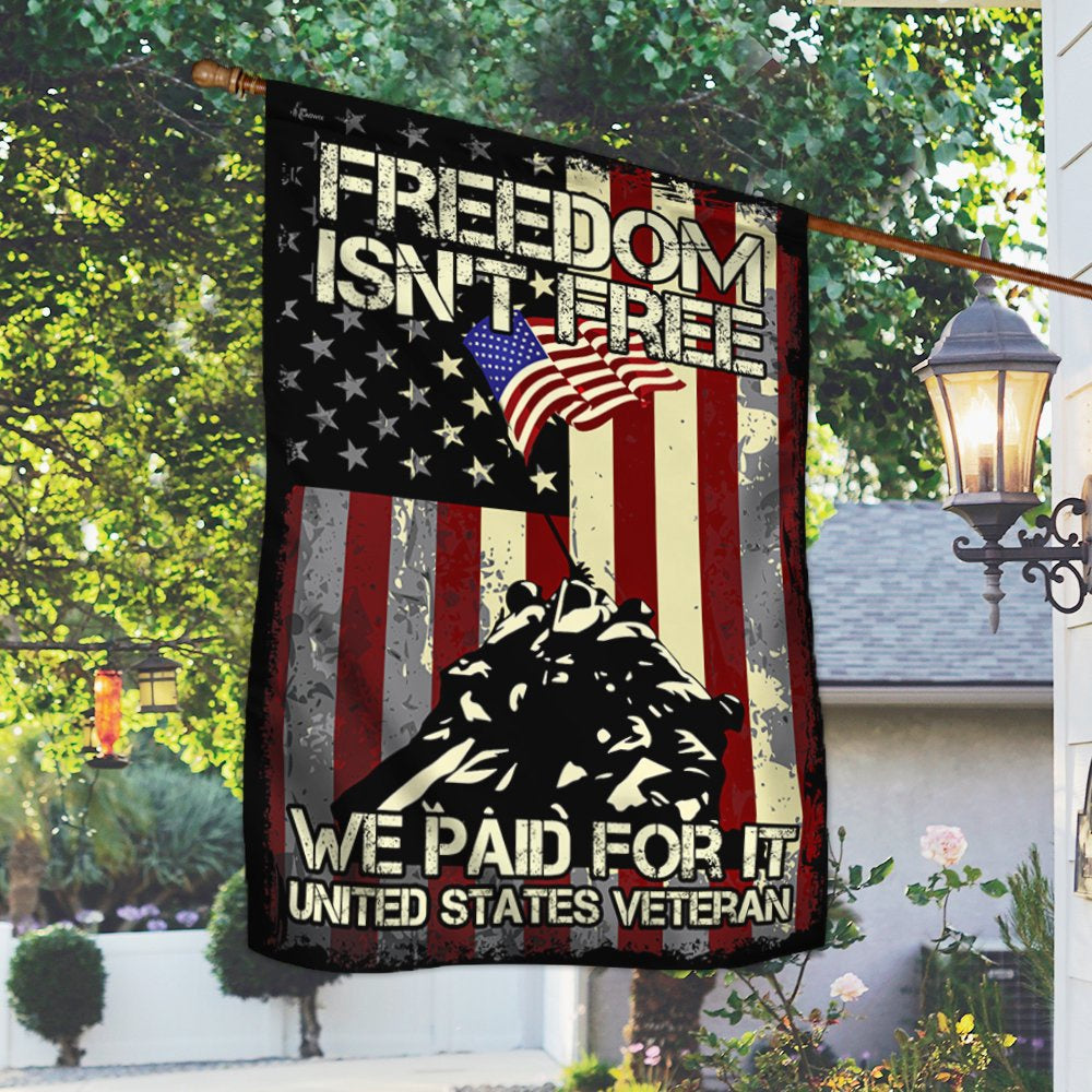 Veteran Flag, Veteran Flag Freedom Is Not Free