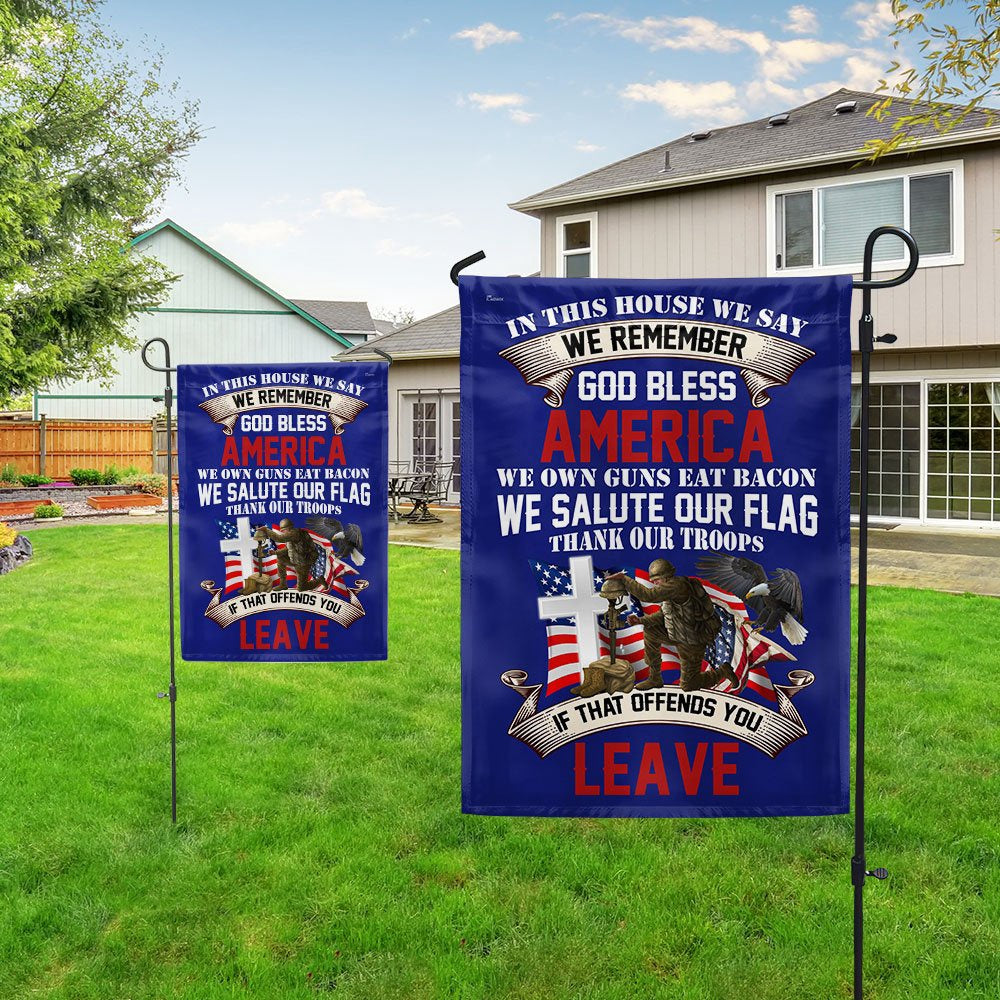 Veteran Flag, Veteran Memorial Day In This House God Bless America Thanks Our Troops Flag