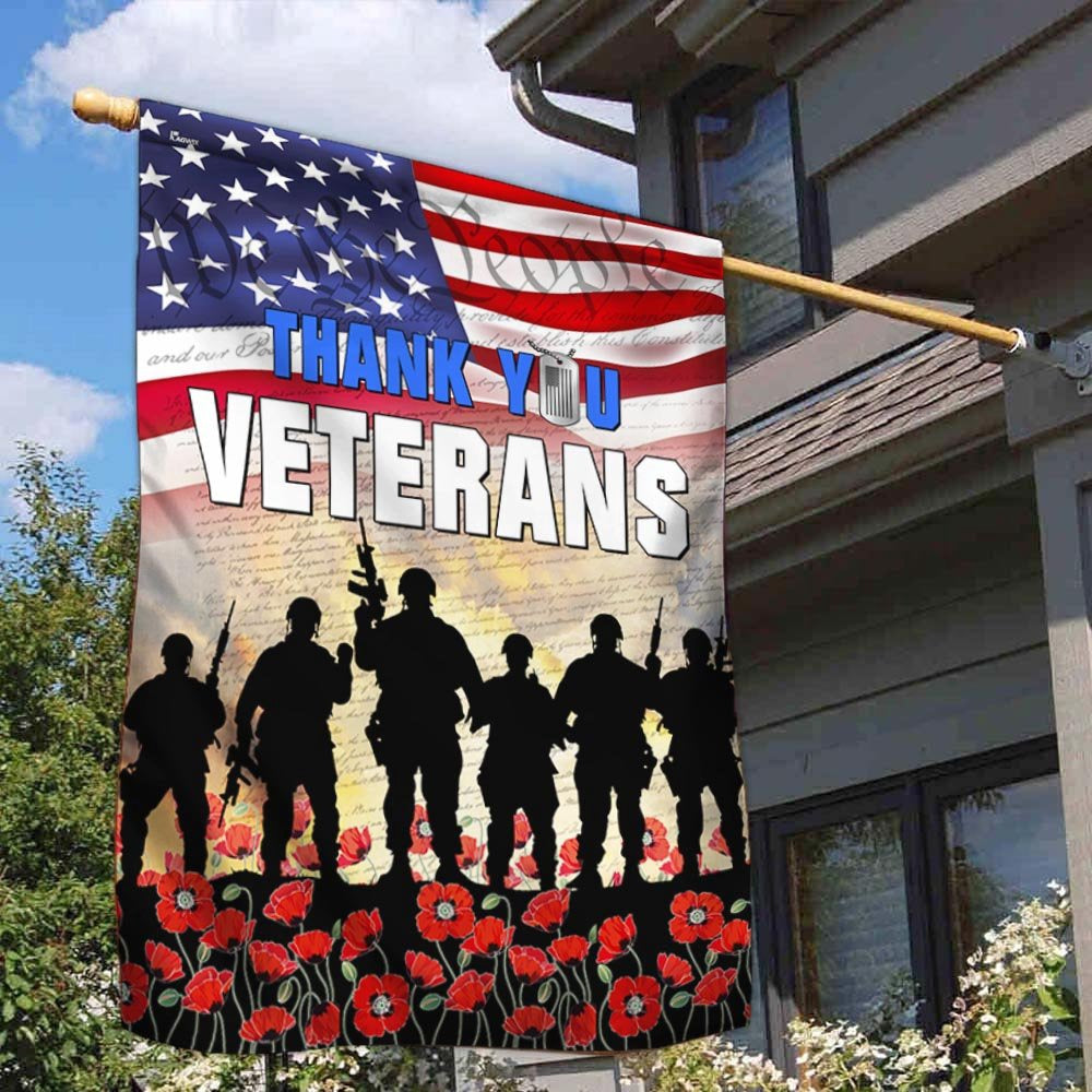 Veteran Flag, Veterans Day, Thank You Veterans Flag