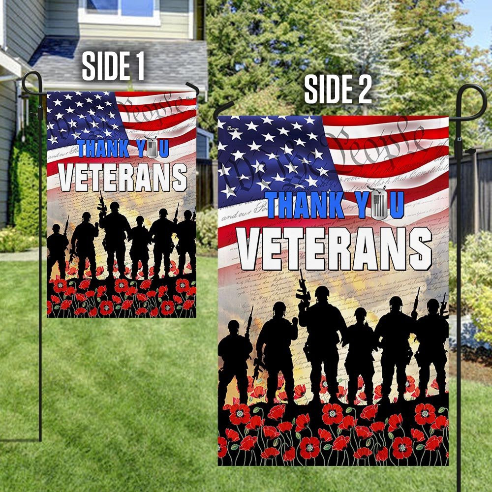 Veteran Flag, Veterans Day, Thank You Veterans Flag