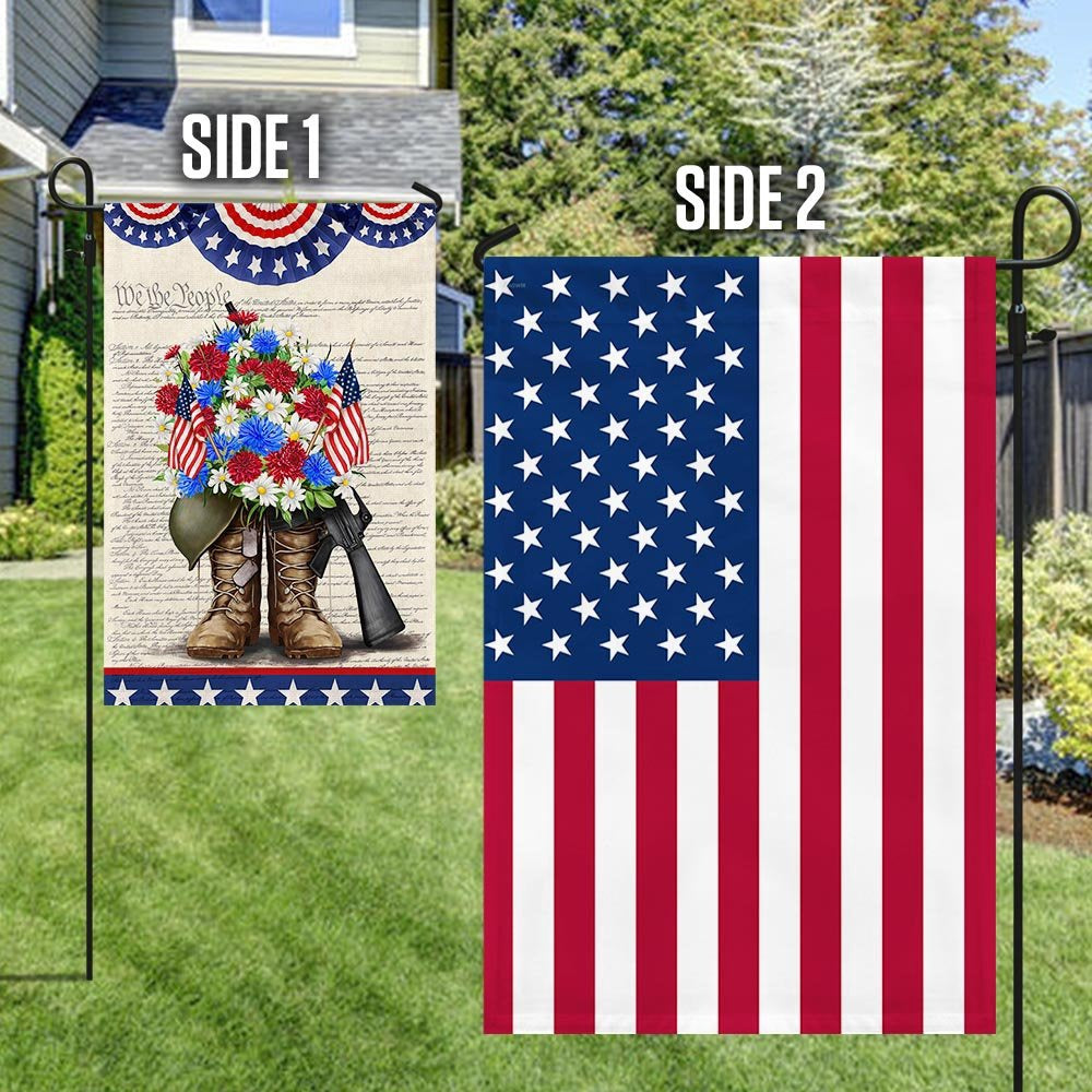 Veteran Flag, We The People American Veteran Memorial Happy 4th Of July Flag