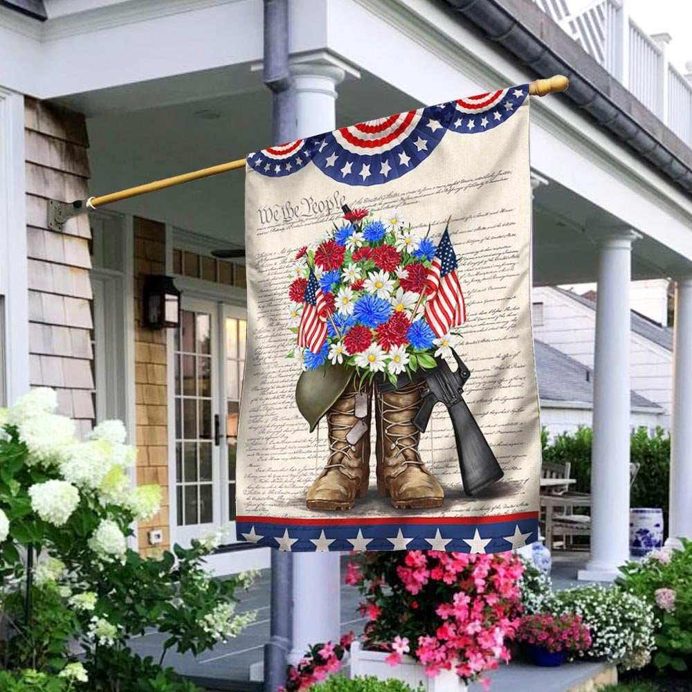 Veteran Flag, We The People American Veteran Memorial Happy 4th Of July Flag