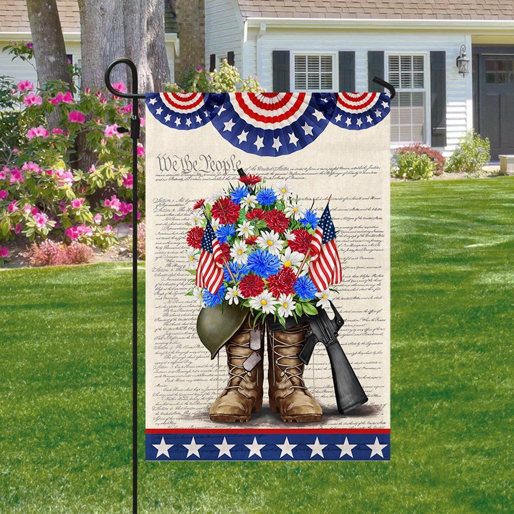 Veteran Flag, We The People American Veteran Memorial Happy 4th Of July Flag