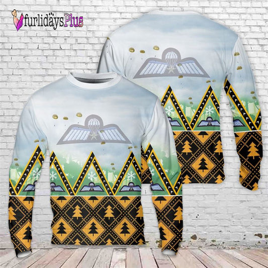 Veteran Sweater, Dutch Army Paratroopers Jump Into Grafenwoehr TraInIng Area, Swift Response 16 Christmas Sweater