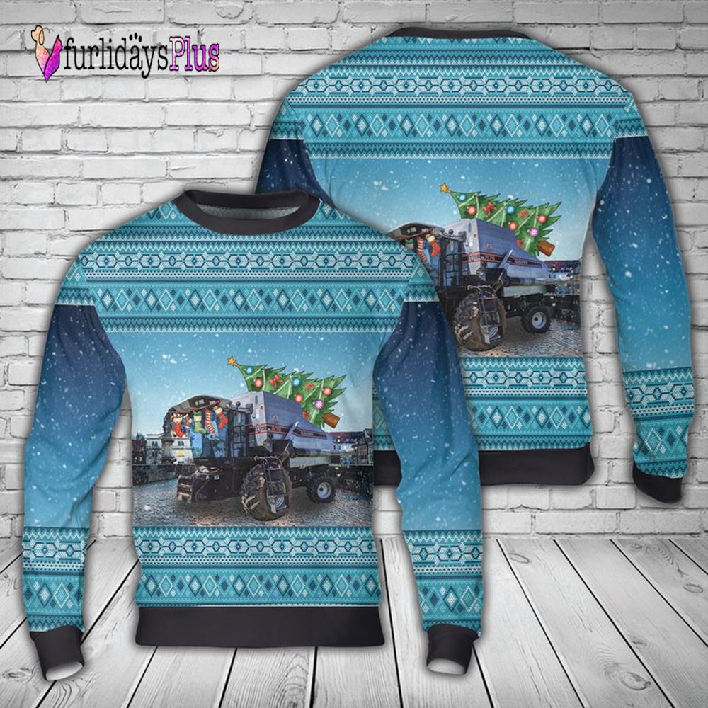 Veteran Sweater, Gleaner Combine Christmas Sweater