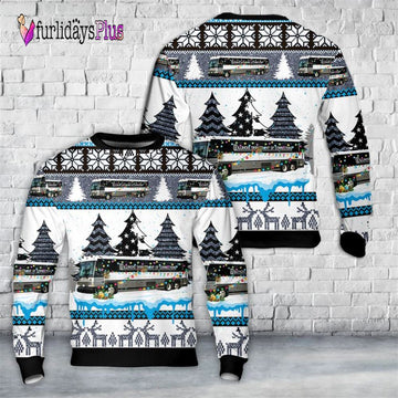 Veteran Sweater, Illinois Department Of Corrections Christmas AOP Sweater