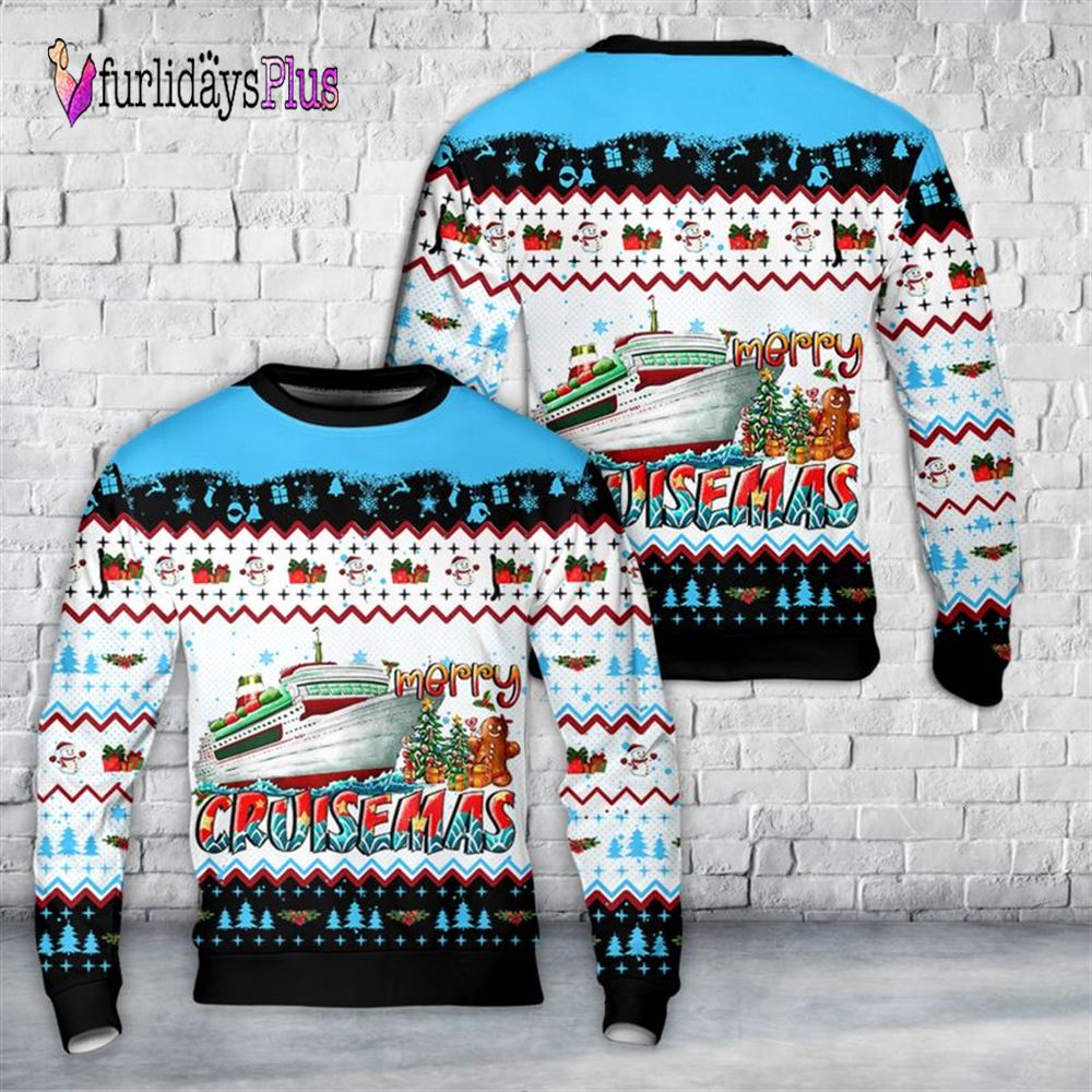 Veteran Sweater, Merry Cruisemas Christmas Sweater