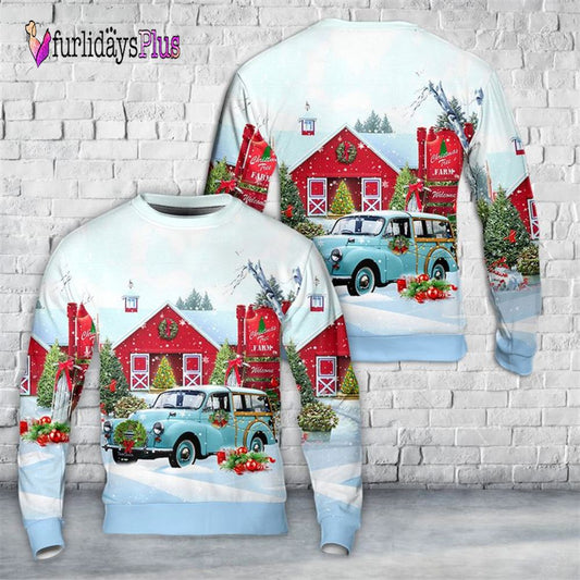 Veteran Sweater, Morris Minor 1948 Christmas AOP Sweater