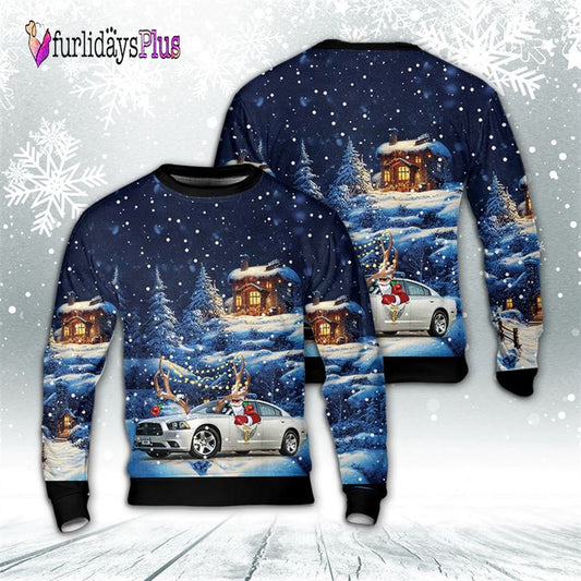 Veteran Sweater, Ohio State Highway Patrol Christmas Sweater