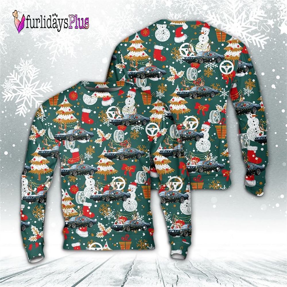 Veteran Sweater, Pontiac Trans Am 1979 Ugly Christmas Sweater