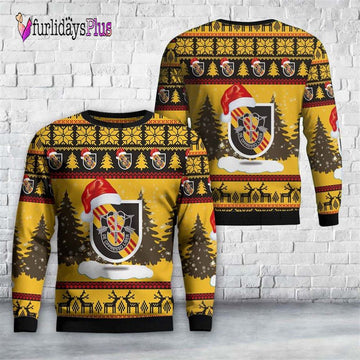 Veteran Sweater, US Army 5th Special Forces Group (5th SFG) Christmas Sweater