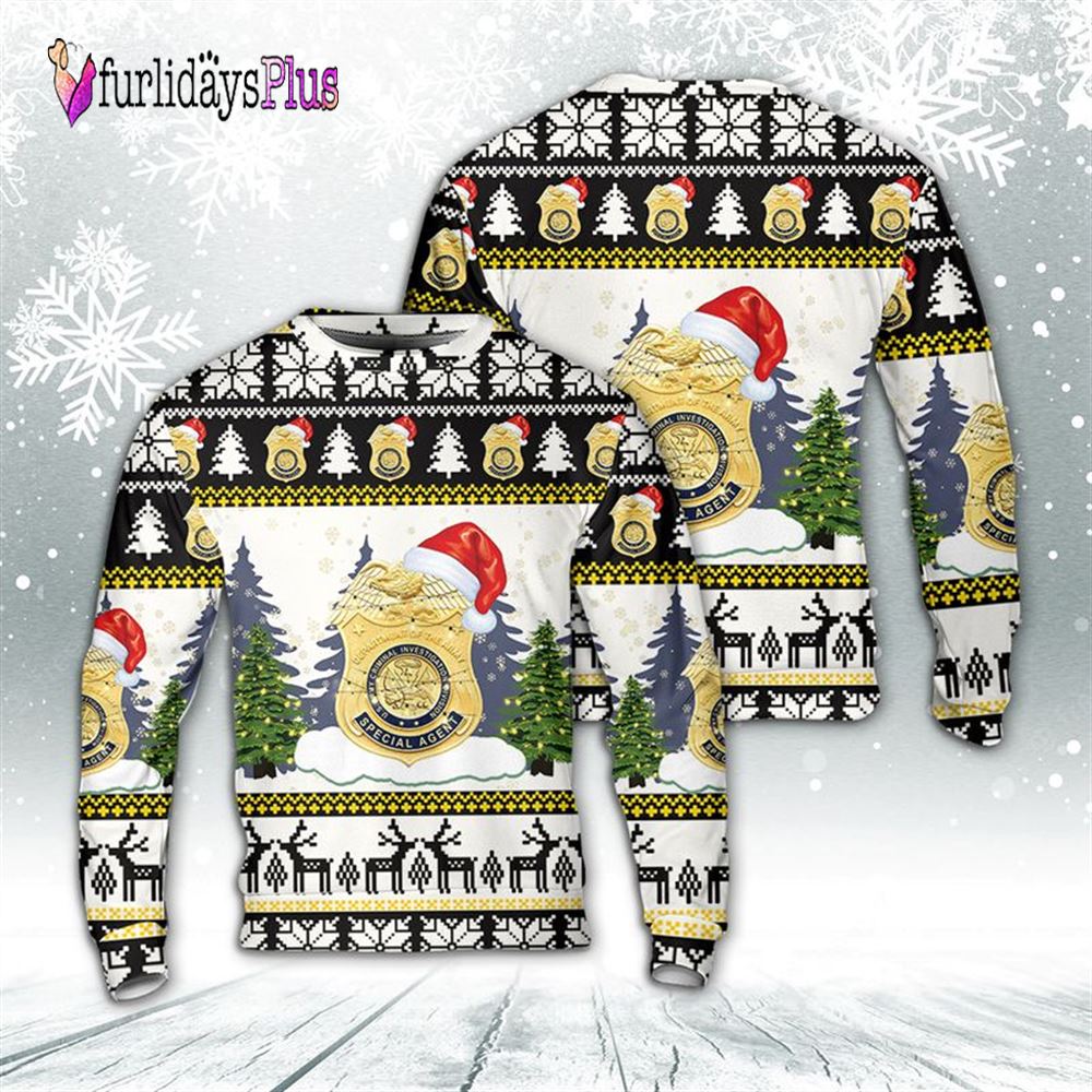 Veteran Sweater, US Army Criminal Investigation Division Christmas Sweater