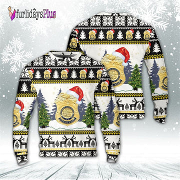 Veteran Sweater, US Army Criminal Investigation Division Christmas Sweater