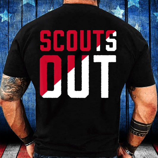 Veteran Tee Shirts, 19 Delta Cavalry Veteran Scouts Out T-Shirt, Veterans Day Shirts