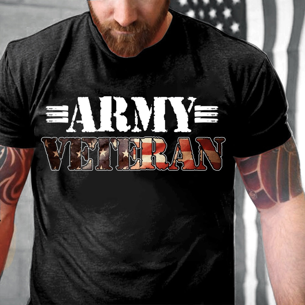 Veteran Tee Shirts, Army Veteran Shirt Proud US Army Veteran T-Shirt, Veterans Day Shirts