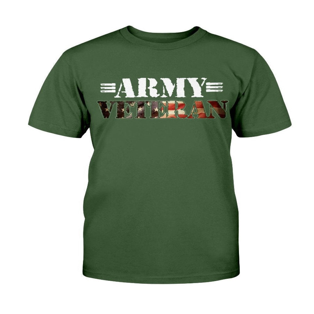 Veteran Tee Shirts, Army Veteran Shirt Proud US Army Veteran T-Shirt, Veterans Day Shirts
