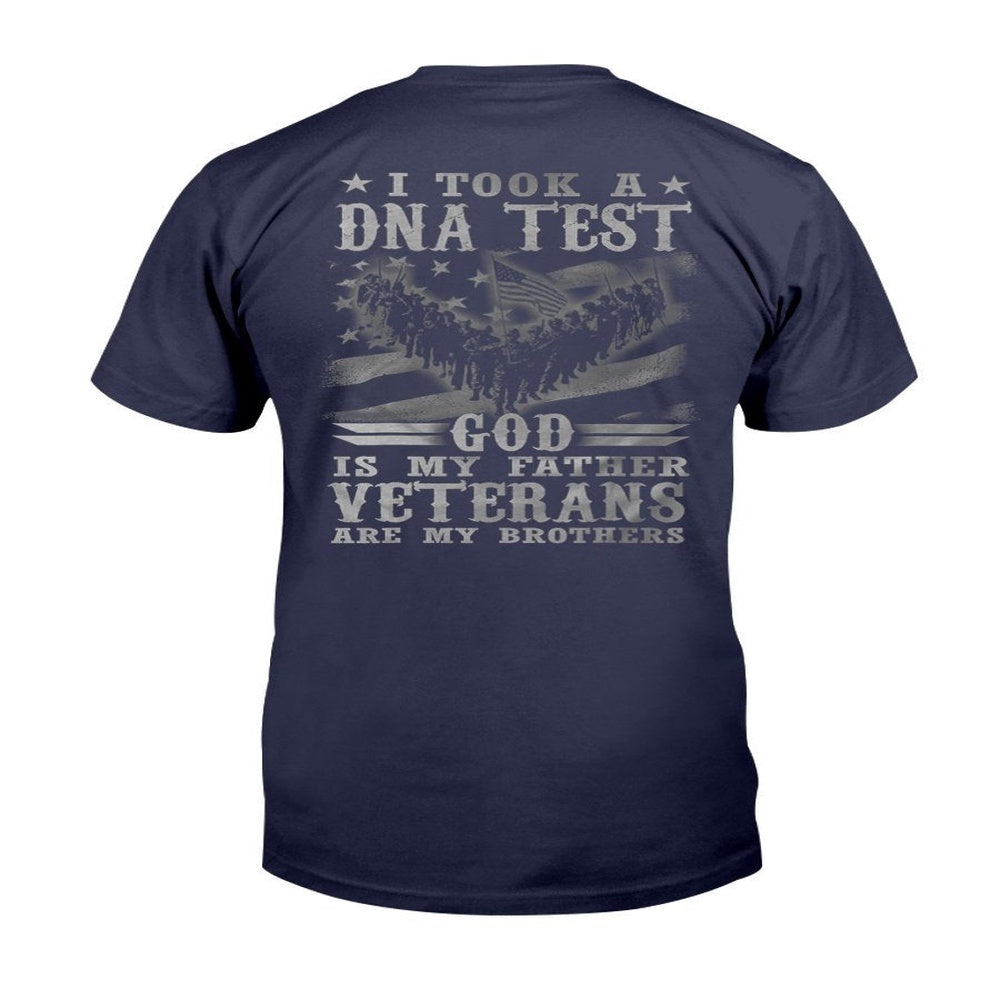 Veteran Tee Shirts, God Is My Father Veterans Are My Brothers Veteran T-Shirt, Veterans Day Shirts