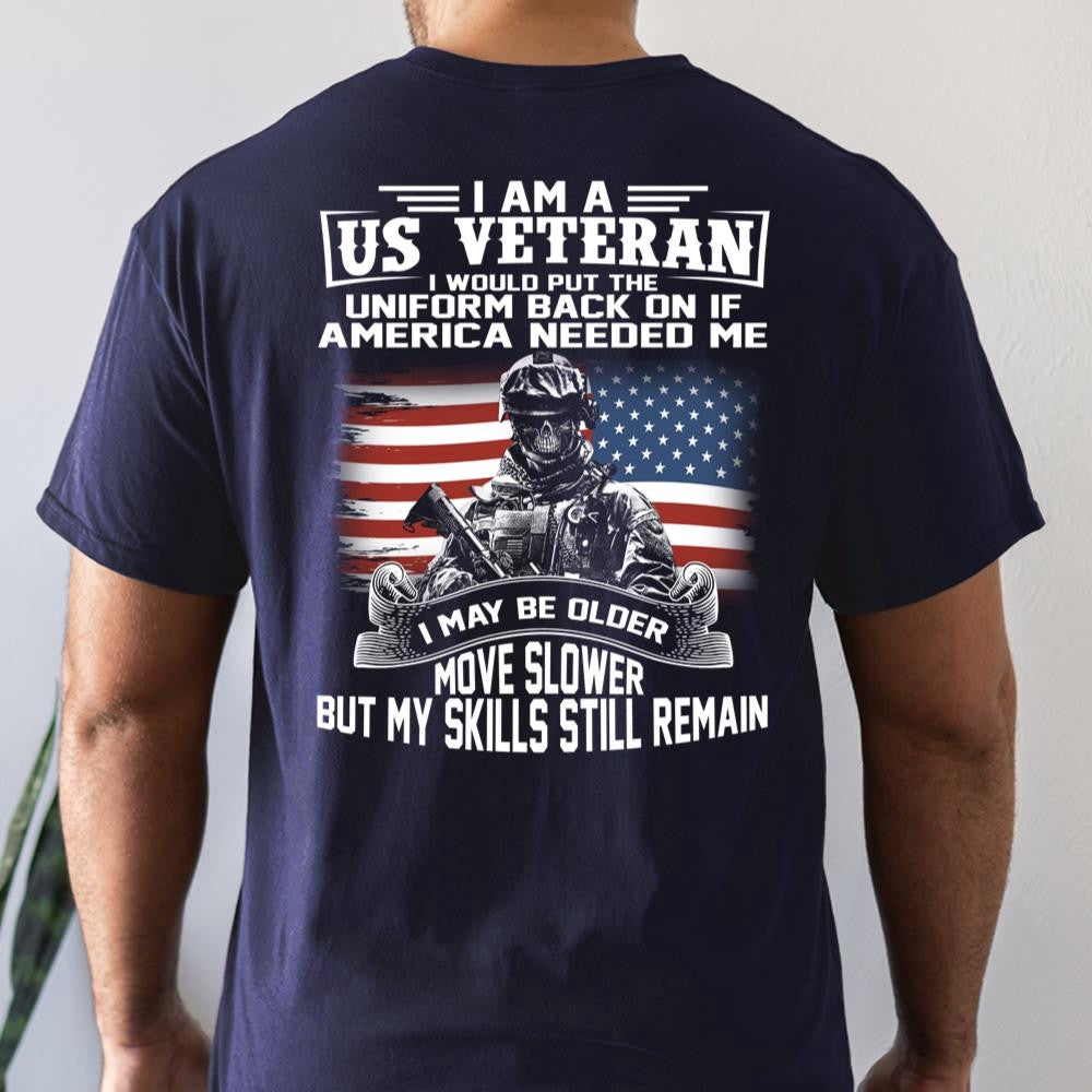 Veteran Tee Shirts, I Am A US Veteran Unisex T-Shirt, Veterans Day Shirts
