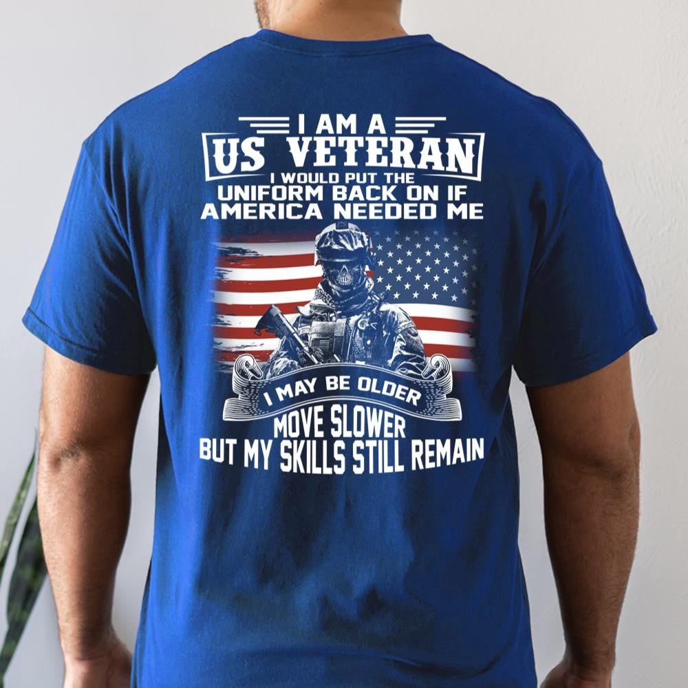 Veteran Tee Shirts, I Am A US Veteran Unisex T-Shirt, Veterans Day Shirts