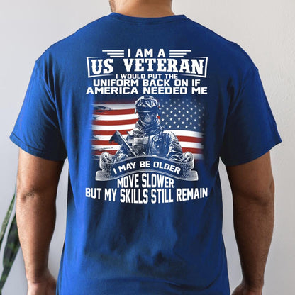 Veteran Tee Shirts, I Am A US Veteran Unisex T-Shirt, Veterans Day Shirts