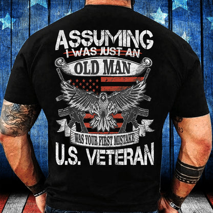 Veteran Tee Shirts, I Am More Than Just An Old Man - I'm A Veteran T-Shirt, Veterans Day Shirts