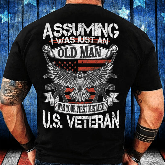 Veteran Tee Shirts, I Am More Than Just An Old Man - I'm A Veteran T-Shirt, Veterans Day Shirts