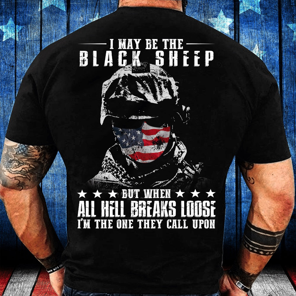 Veteran Tee Shirts, I May Be The Black sheep T-Shirt, Veterans Day Shirts