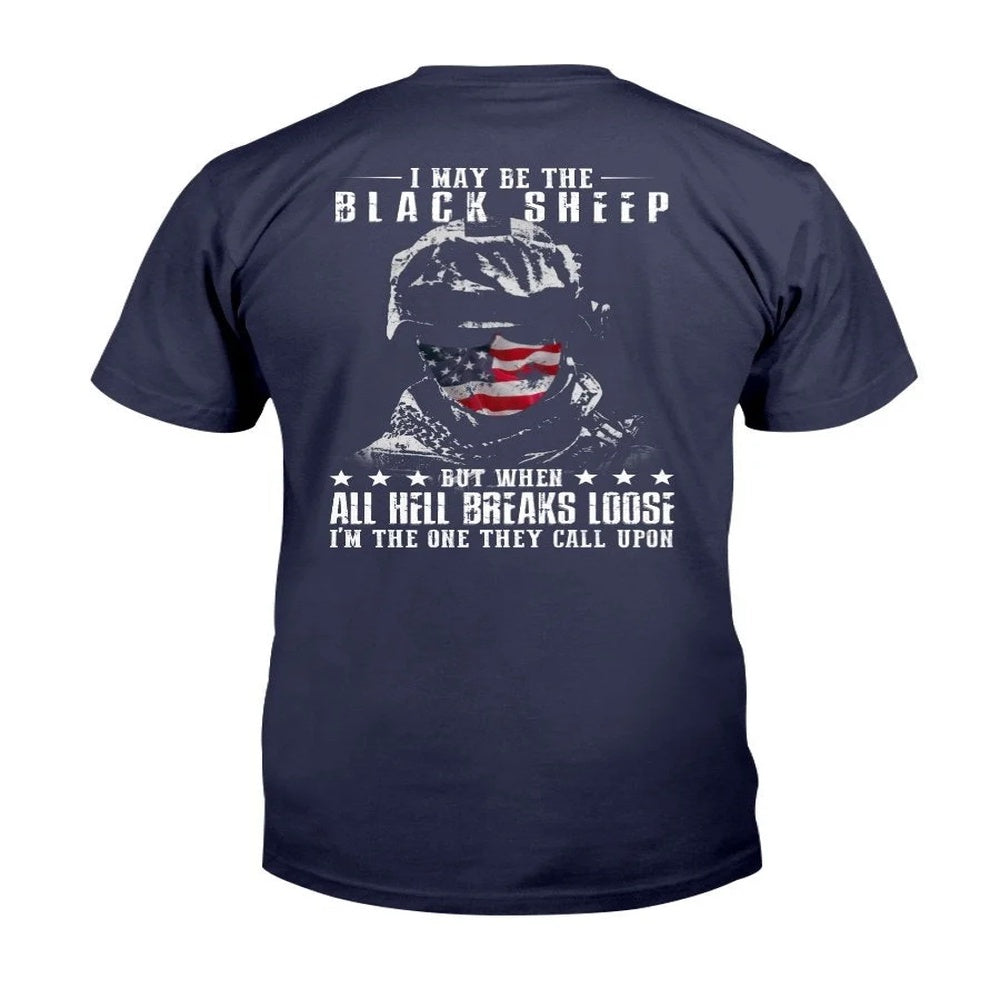 Veteran Tee Shirts, I May Be The Black sheep T-Shirt, Veterans Day Shirts