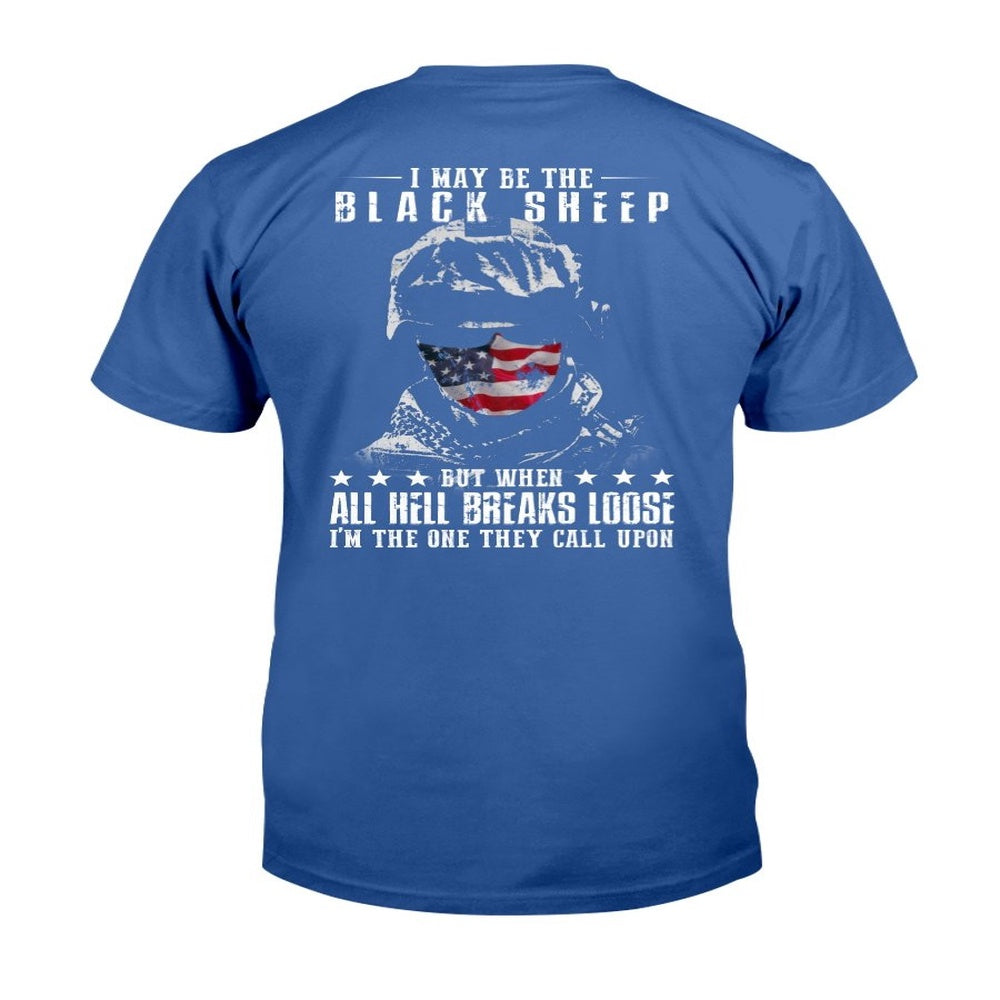 Veteran Tee Shirts, I May Be The Black sheep T-Shirt, Veterans Day Shirts