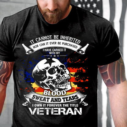 Veteran Tee Shirts, I Own It Forever The Title Veteran T-Shirt, Veterans Day Shirts