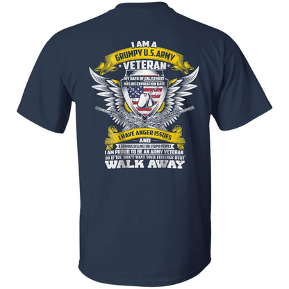 Veteran Tee Shirts, I'm A Grumpy Old Army Veteran My Oath Has No Expiration T-Shirt, Veterans Day Shirts