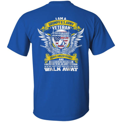 Veteran Tee Shirts, I'm A Grumpy Old Army Veteran My Oath Has No Expiration T-Shirt, Veterans Day Shirts