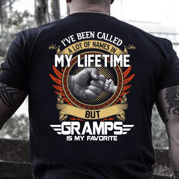 Veteran Tee Shirts, I've Been Called A Lot Of Names In My Life Time But Gramps Is My Favorite T-Shirt, Veterans Day Shirts