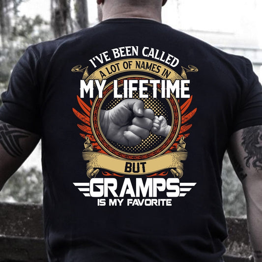 Veteran Tee Shirts, I've Been Called A Lot Of Names In My Life Time But Gramps Is My Favorite T-Shirt, Veterans Day Shirts