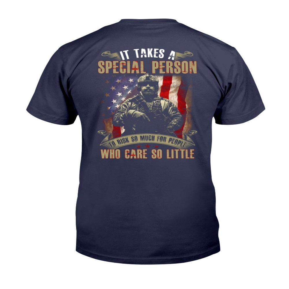 Veteran Tee Shirts, It Takes A Special Person Who Care So Little T-Shirt, Veterans Day Shirts