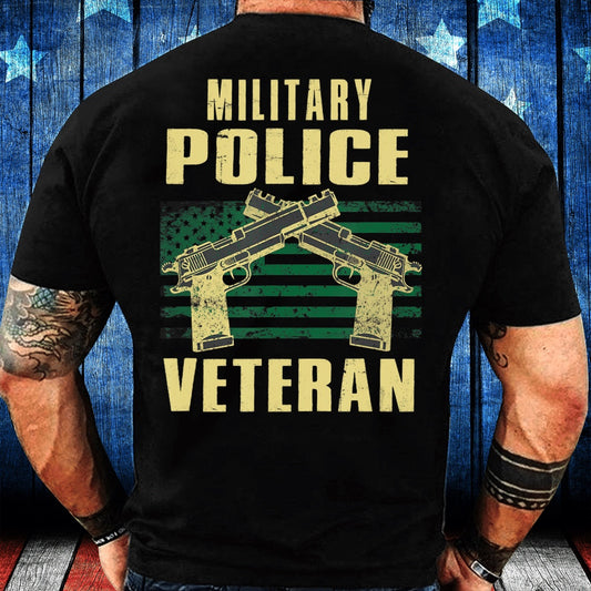 Veteran Tee Shirts, Military Police Veteran America Patriot Cop Military Veteran T-Shirt, Veterans Day Shirts